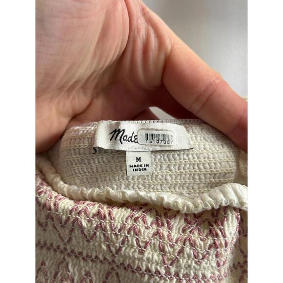 Madewell Embroidered Lucie Midi Dress Size M with Snags - Picture 6 of 7